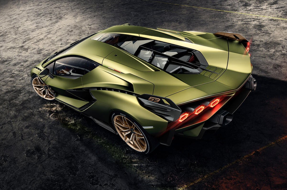Lamborghini Sian reveal images - static roof