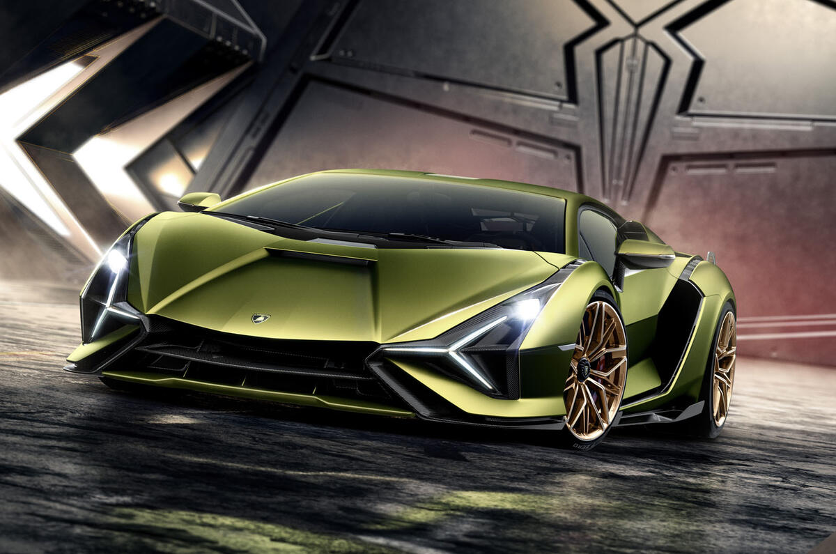 Lamborghini Sian reveal images - static front