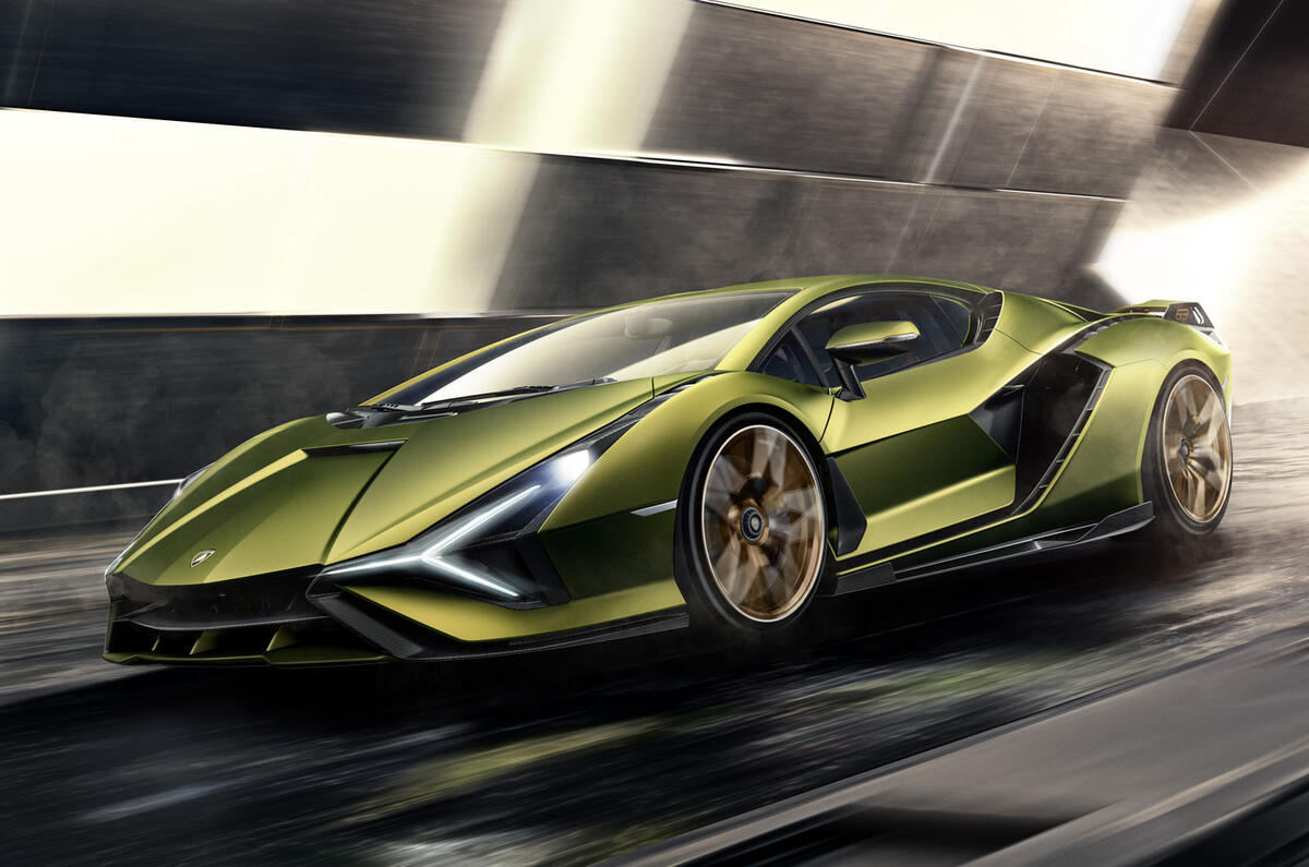 Lamborghini Sian reveal images - hero front