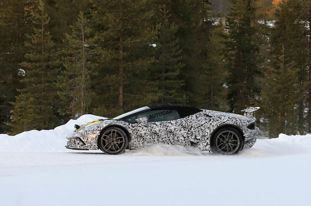 Lamborghini Huracan Performante spotted in Spyder form