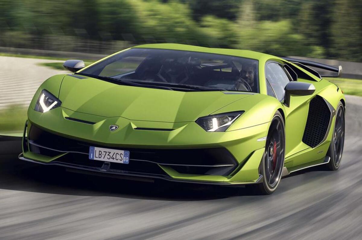 lamborghini svj green track front lamborghini svj green track front