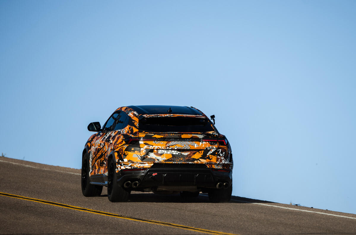 Lamborghini Urus   Pikes Peak rear Lamborghini Urus   Pikes Peak rear
