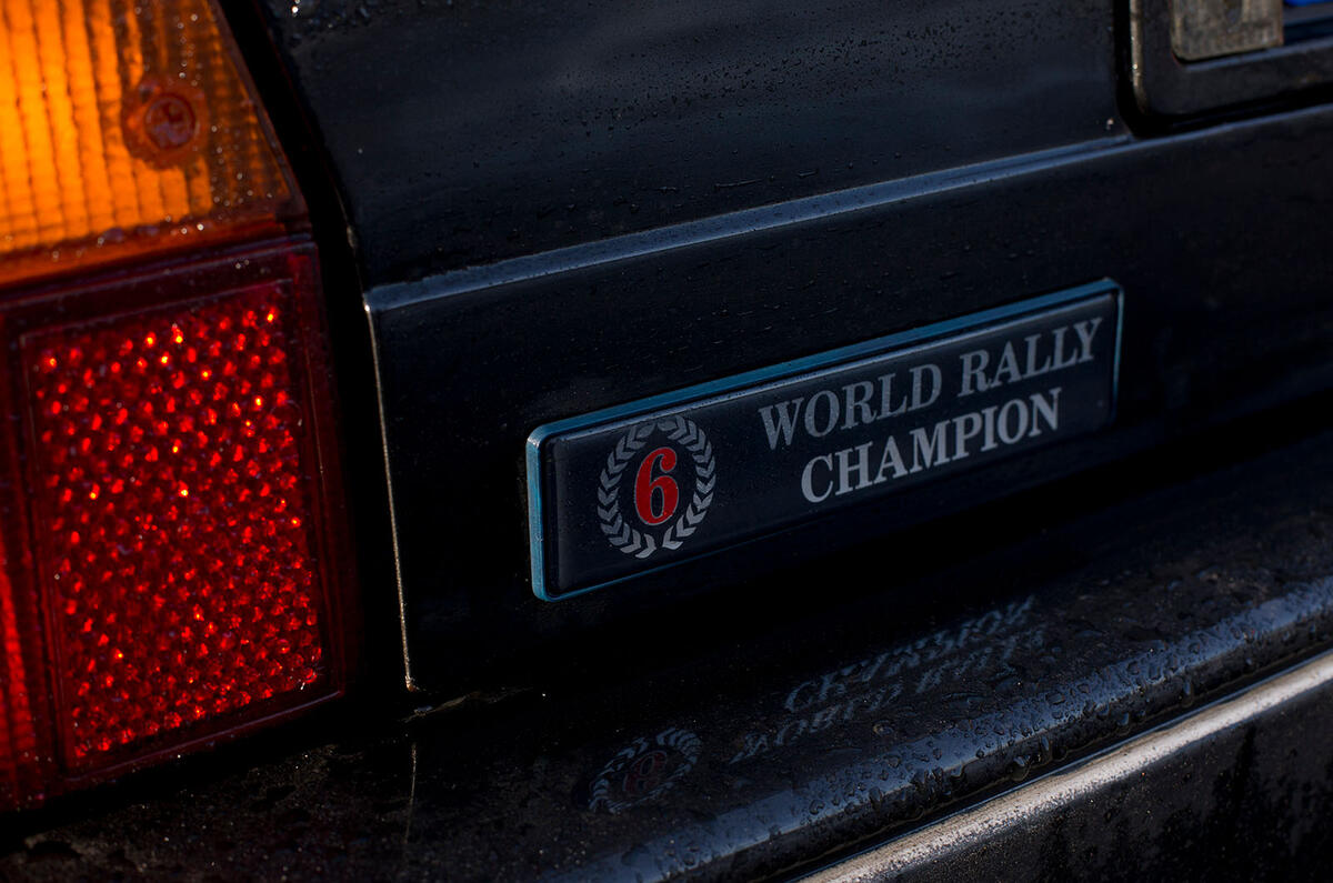 Lancia Delta HF Integrale badge Lancia Delta HF Integrale badge