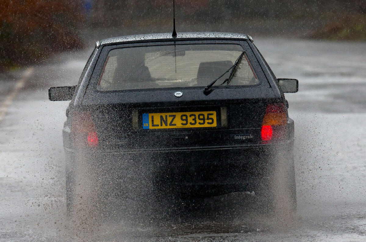 Lancia Delta HF Integrale rear puddle Lancia Delta HF Integrale rear puddle