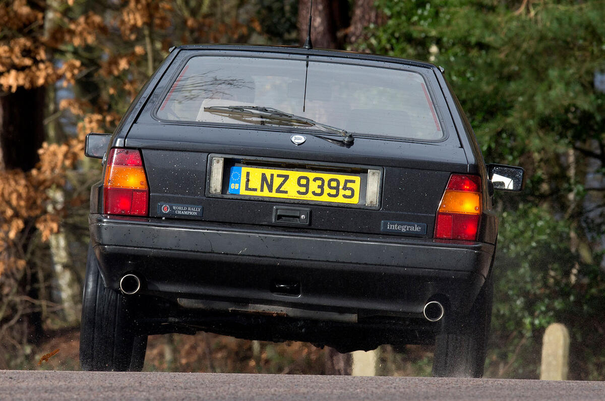 Lancia Delta HF Integrale rear three Lancia Delta HF Integrale rear three