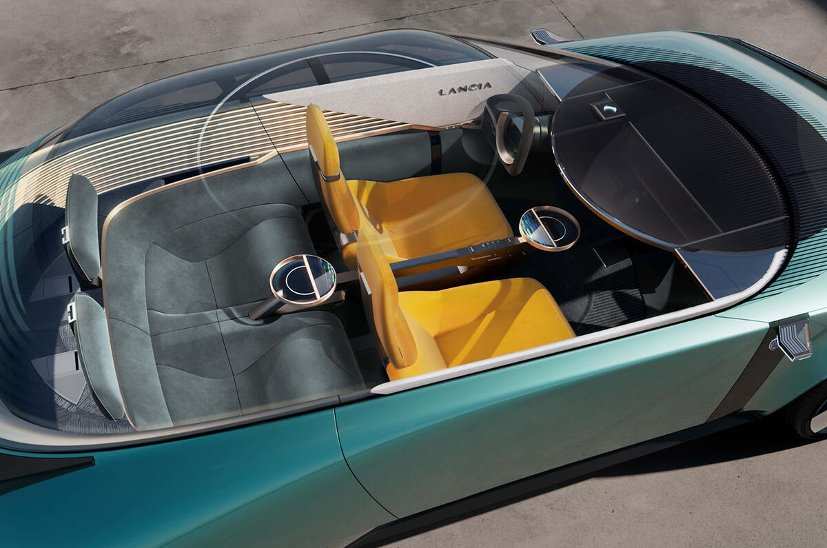 Lancia Pura HPE concept 2023 glasshouse Lancia Pura HPE concept 2023 glasshouse