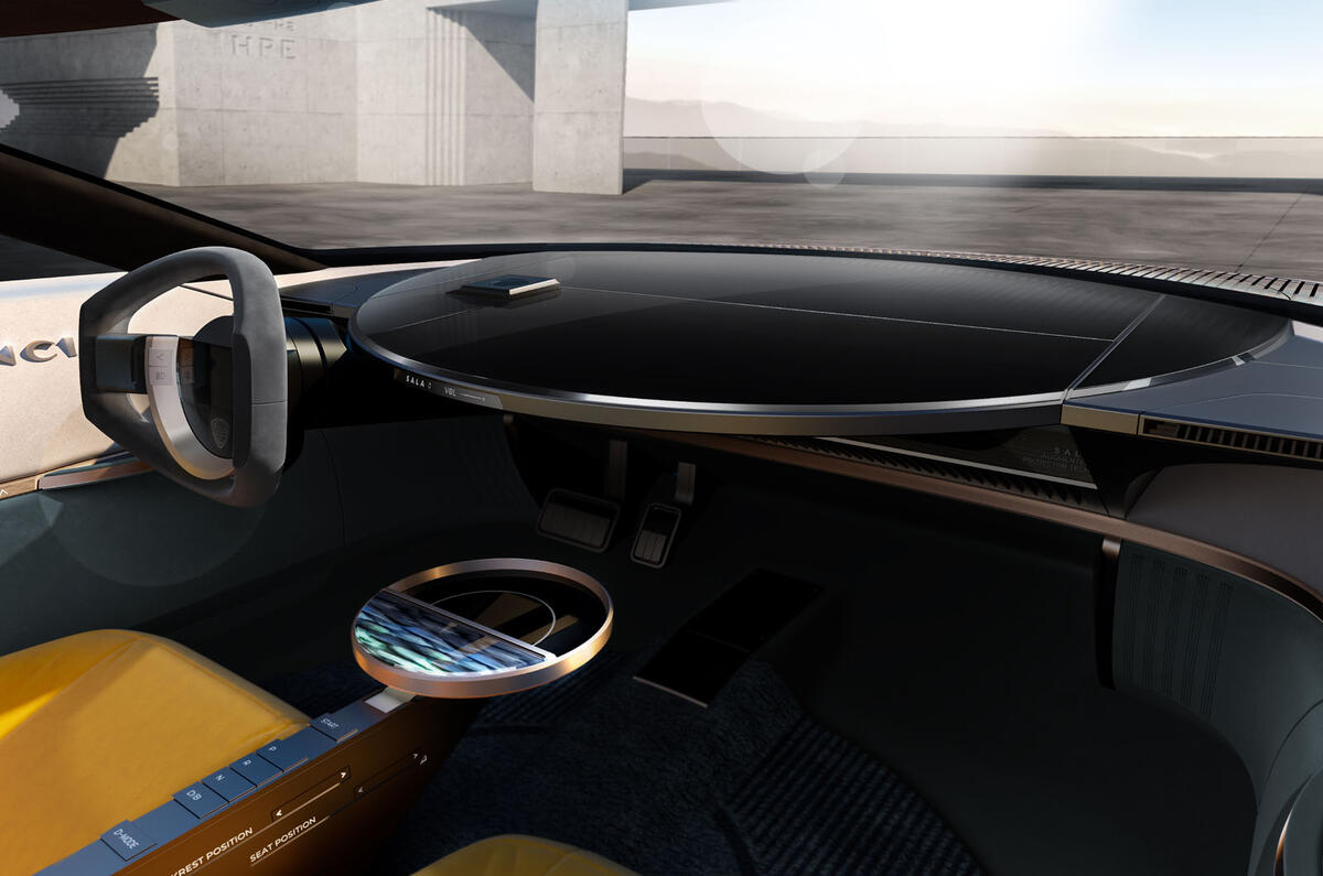 Lancia Pura HPE concept 2023 interior wide Lancia Pura HPE concept 2023 interior wide