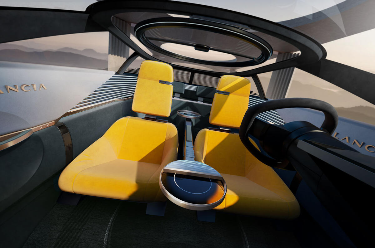 Lancia Pura HPE concept 2023 seats Lancia Pura HPE concept 2023 seats