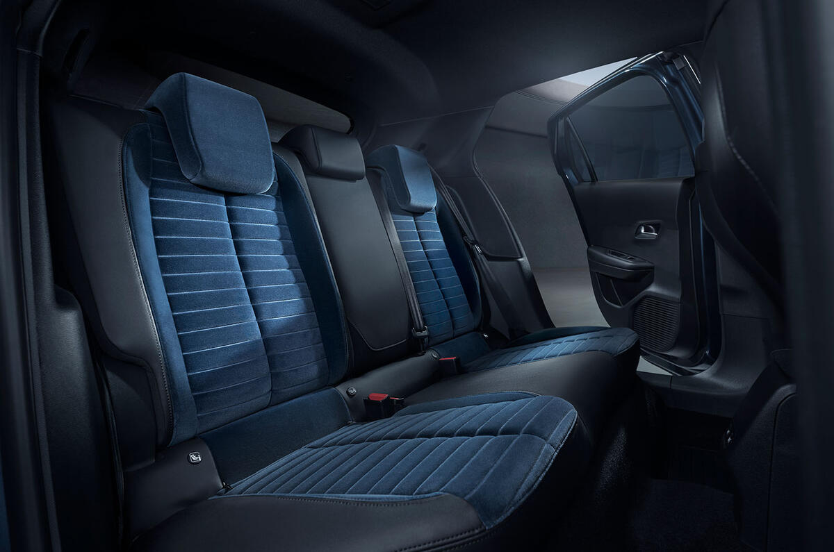 Lancia Ypsilon rear seats Lancia Ypsilon rear seats