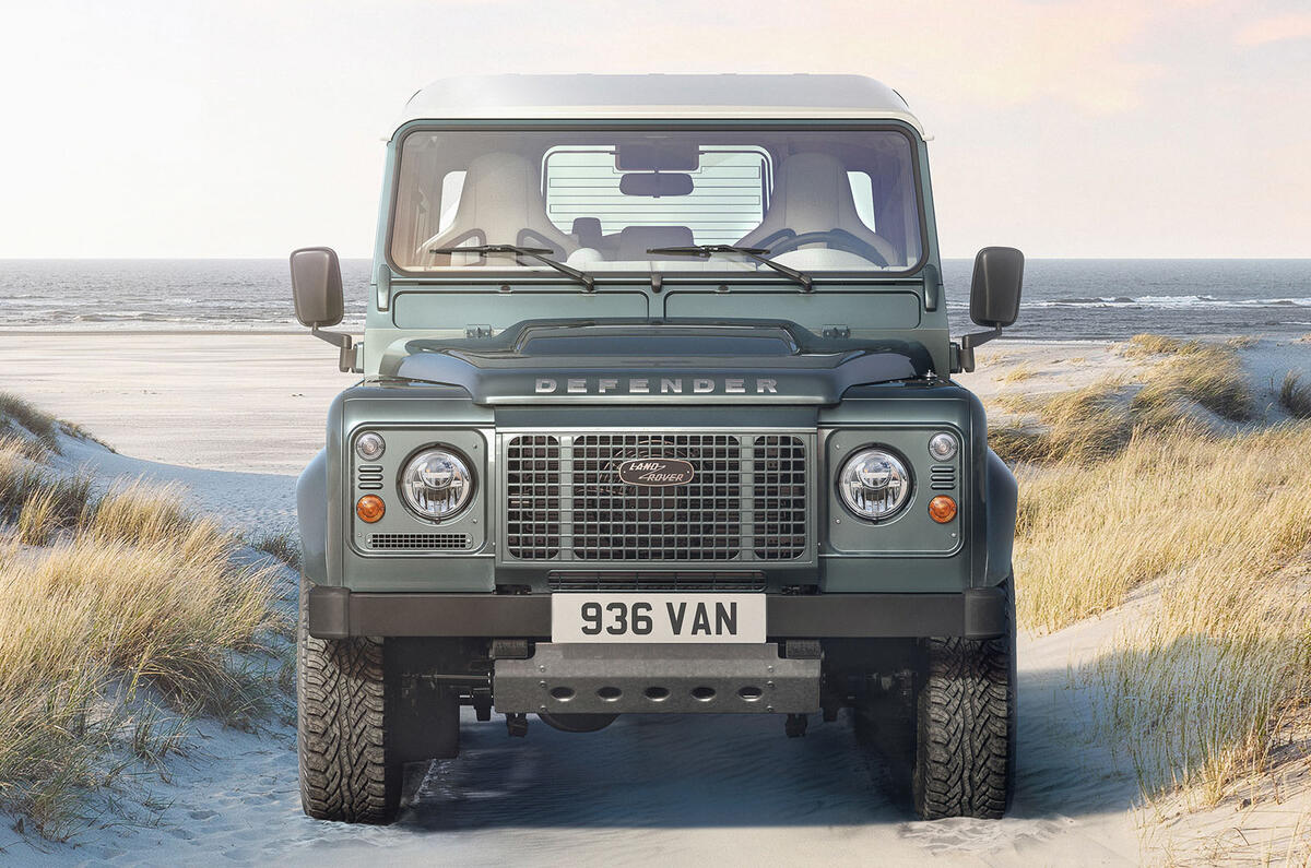 Land Rover Bespoke Works Defender V8 110 front