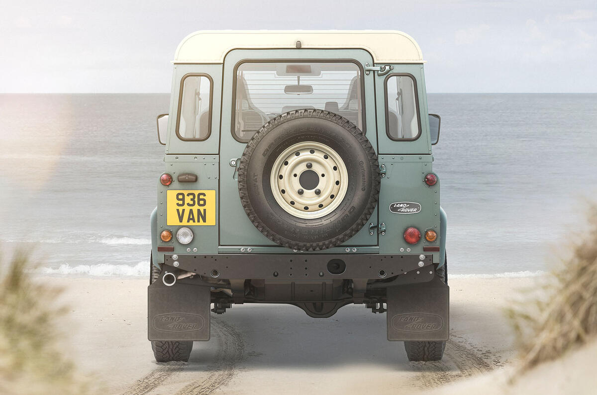 Land Rover Bespoke Works Defender V8 110 rear