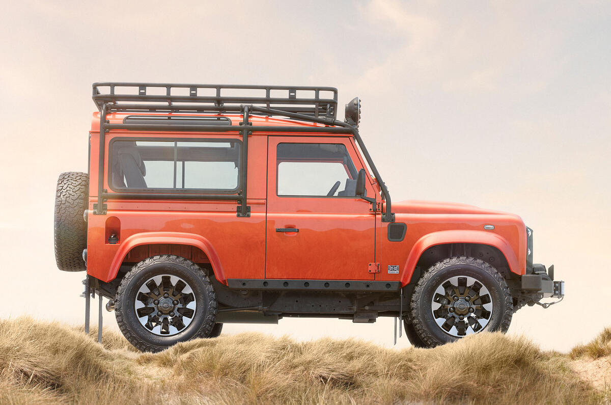 Land Rover Bespoke Works Defender V8 90 side