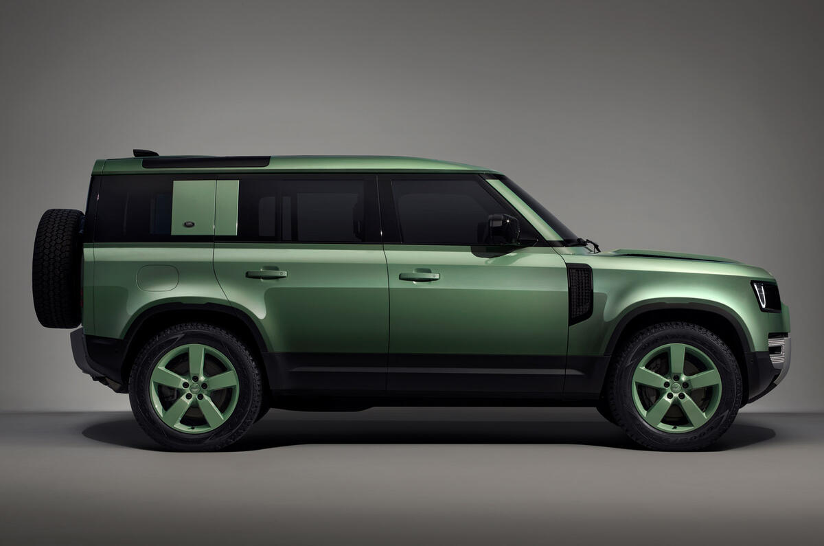 Land rover defender 75 limited edition 110 side Land rover defender 75 limited edition 110 side