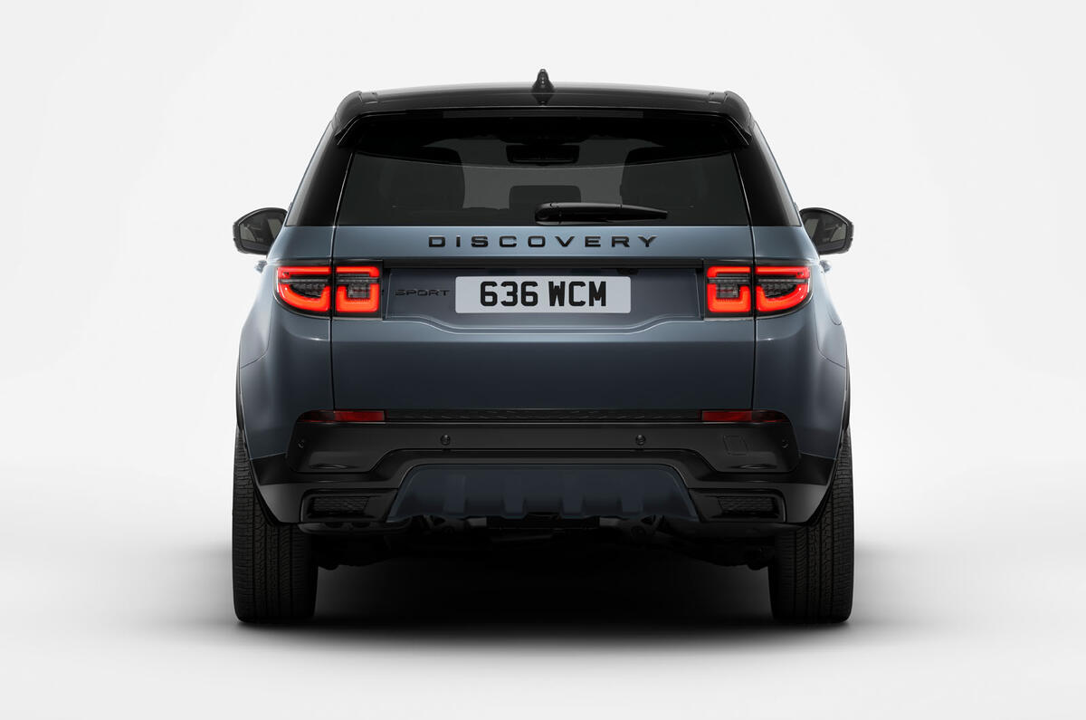 Land Rover Discovery Sport 2023 rear studio Land Rover Discovery Sport 2023 rear studio