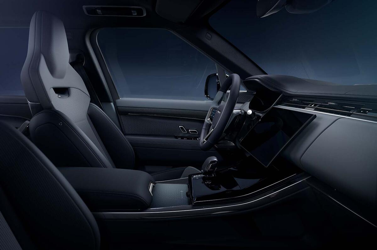 Land Rover Range Rover Sport SV interior passenger Land Rover Range Rover Sport SV interior passenger