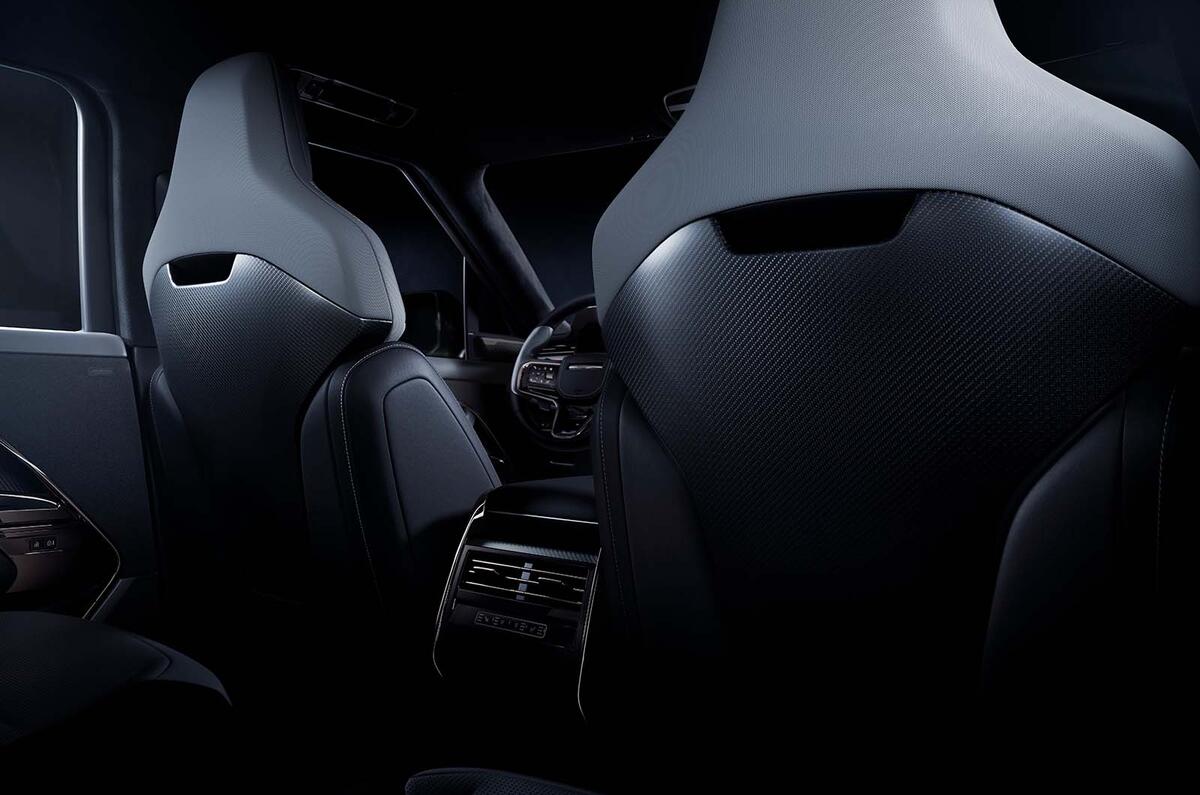 Land Rover Range Rover Sport SV rear seat backs Land Rover Range Rover Sport SV rear seat backs