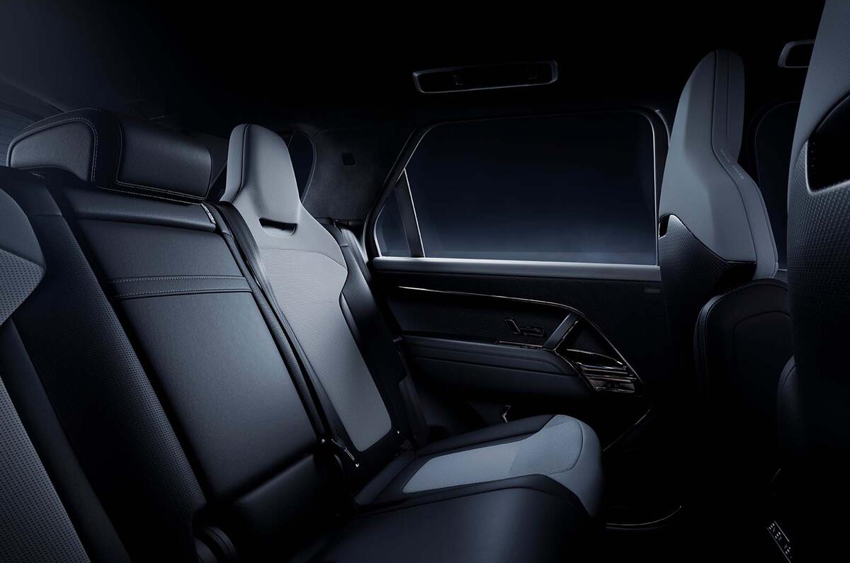 Land Rover Range Rover Sport SV rear seats Land Rover Range Rover Sport SV rear seats