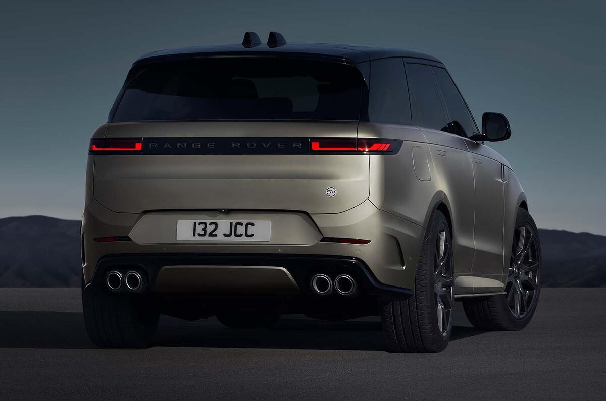 Land Rover Range Rover Sport SV rear three quarter Land Rover Range Rover Sport SV rear three quarter
