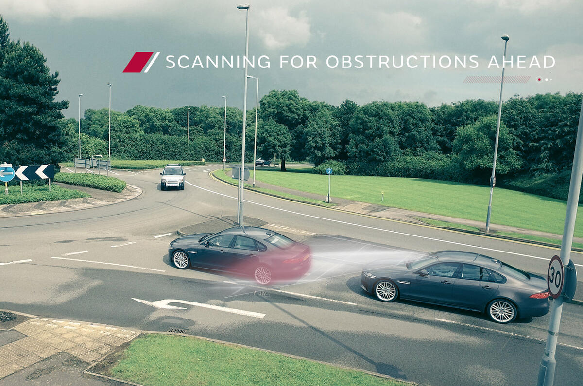 Jaguar Land Rover autonomous tech