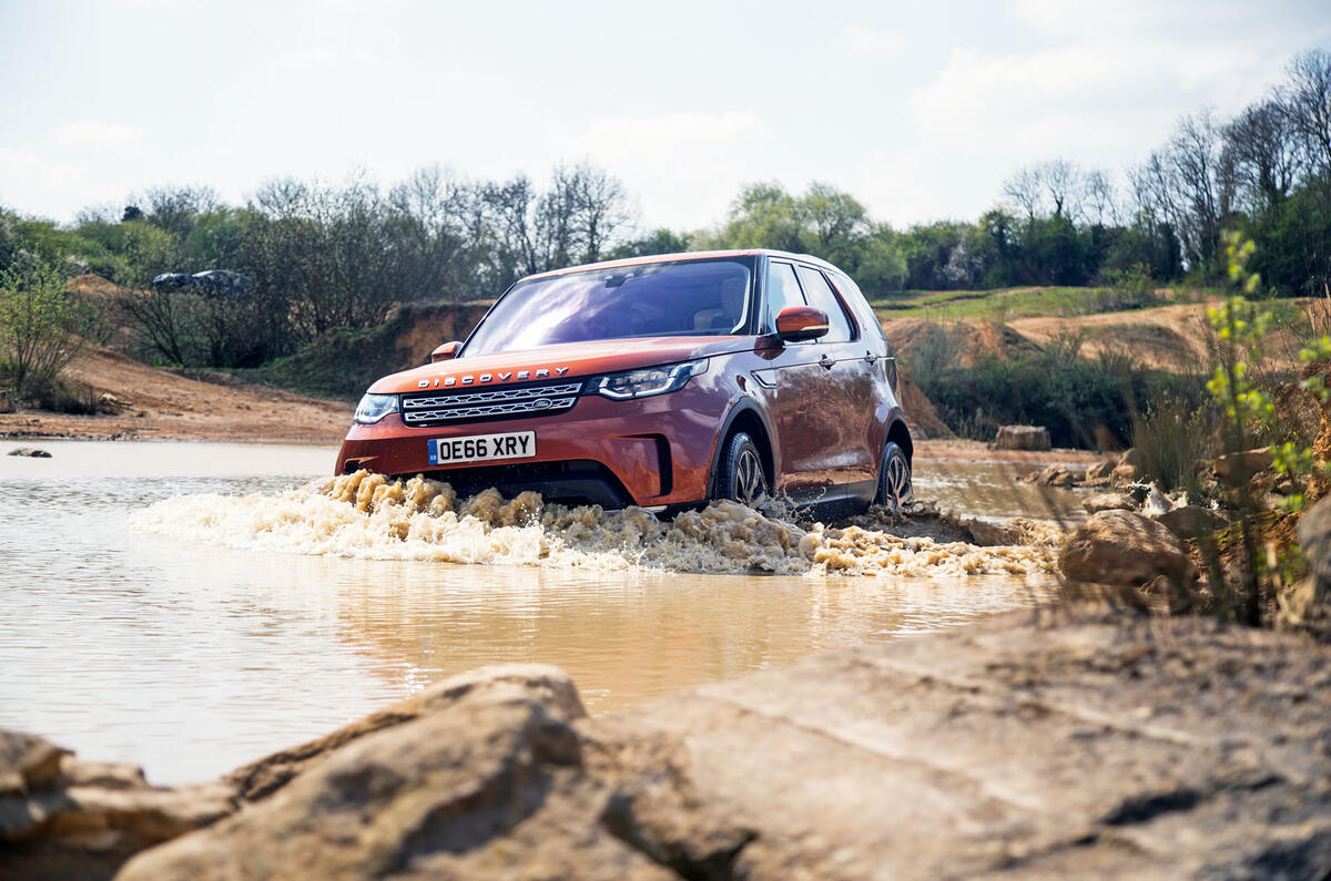 Land Rover Discovery wading