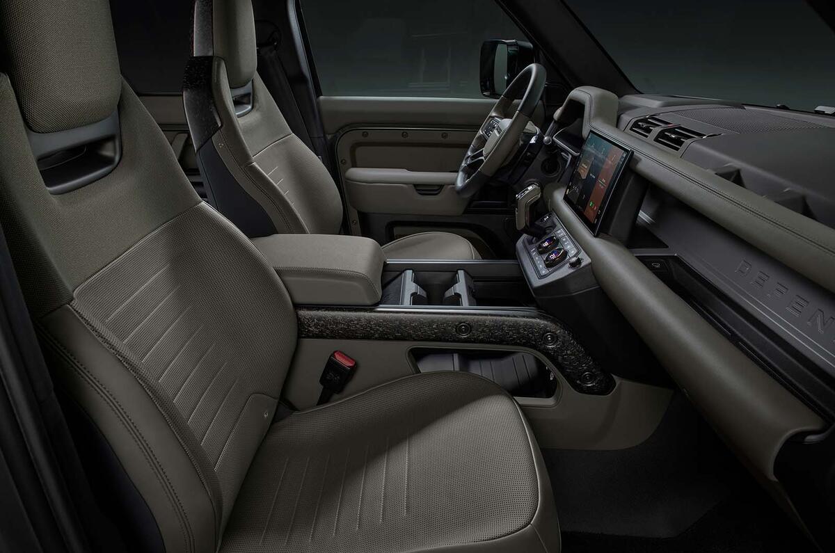 Land Rover Defender Octa interior Land Rover Defender Octa interior