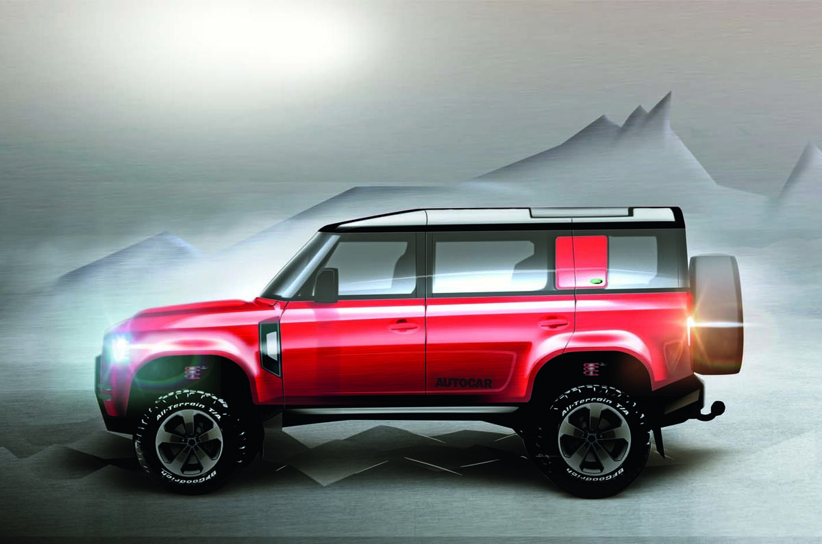 Land Rover Defender render