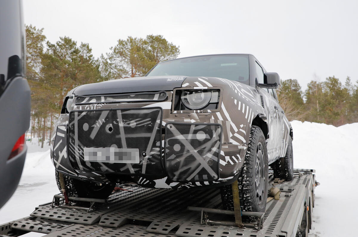 Land Rover Defender SVX front nose Land Rover Defender SVX front nose