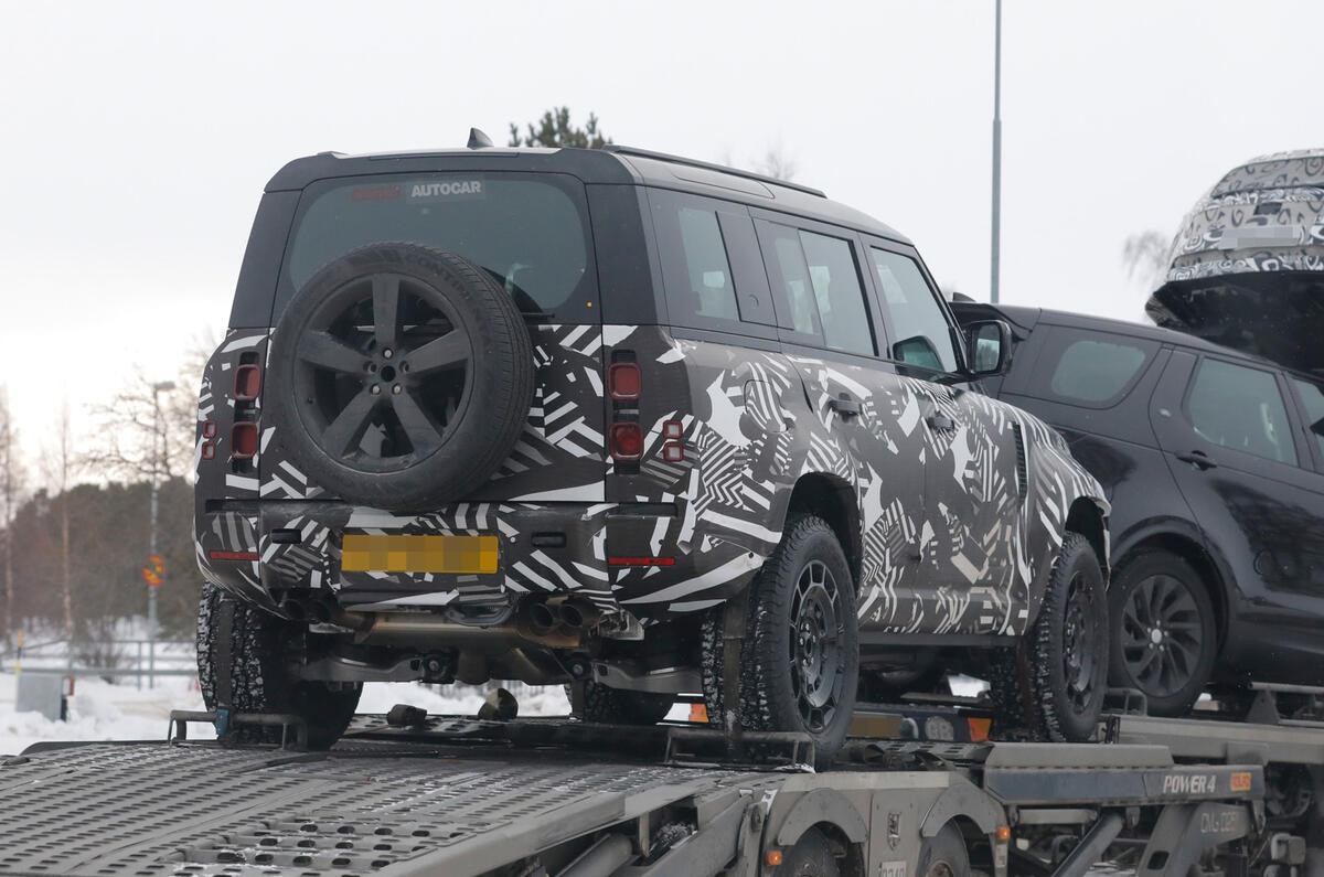 Land Rover Defender SVX rear right Land Rover Defender SVX rear right