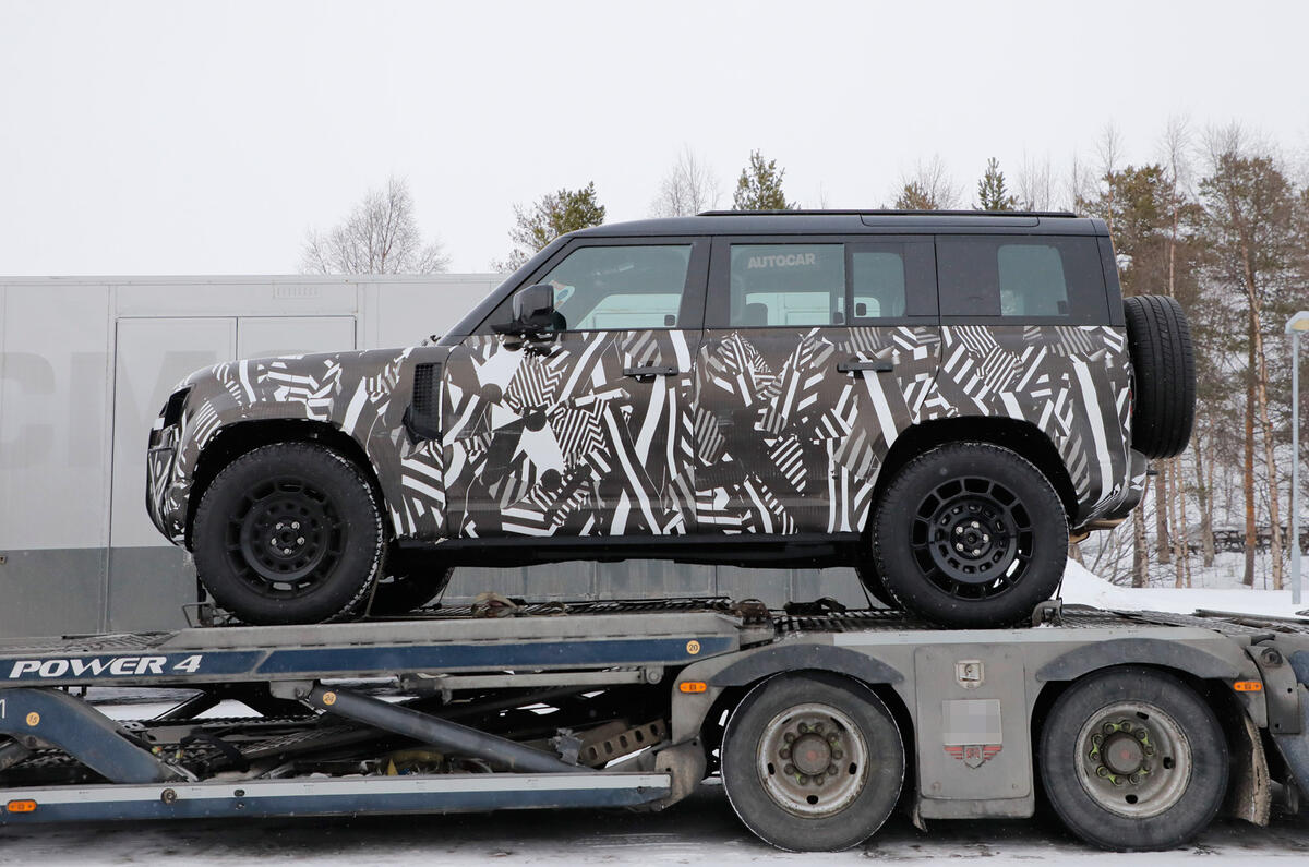 Land Rover Defender SVX side Land Rover Defender SVX side