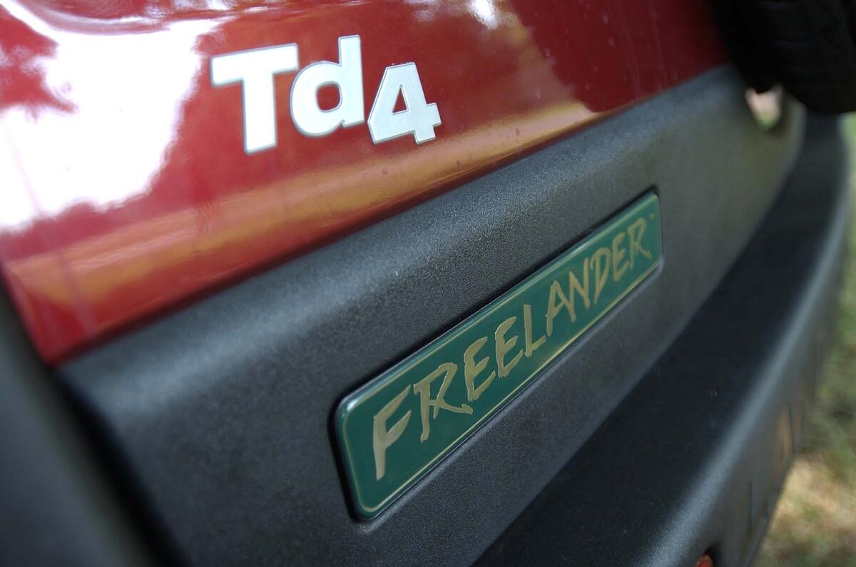Land Rover Freelander badge Land Rover Freelander badge