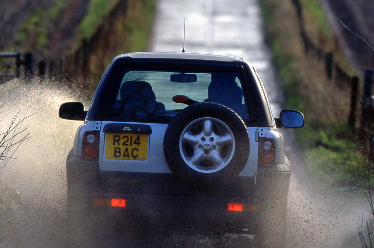 Land Rover Freelander rear off road Land Rover Freelander rear off road