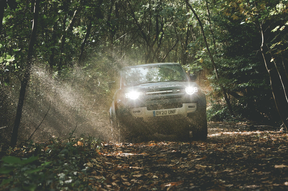 Britain's Best Car Awards 2020 - Land Rover Defender off-road Britain's Best Car Awards 2020 - Land Rover Defender off-road