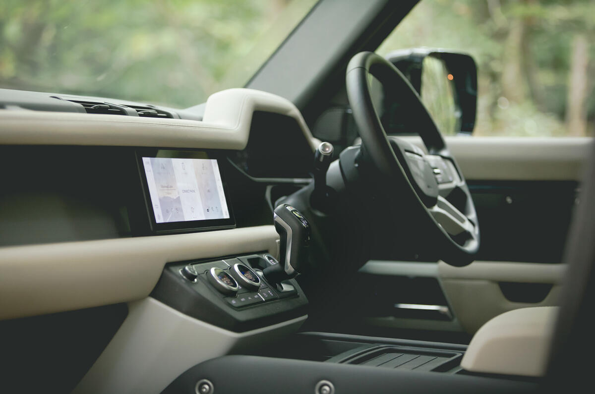 Britain's Best Car Awards 2020 - Land Rover Defender cabin Britain's Best Car Awards 2020 - Land Rover Defender cabin