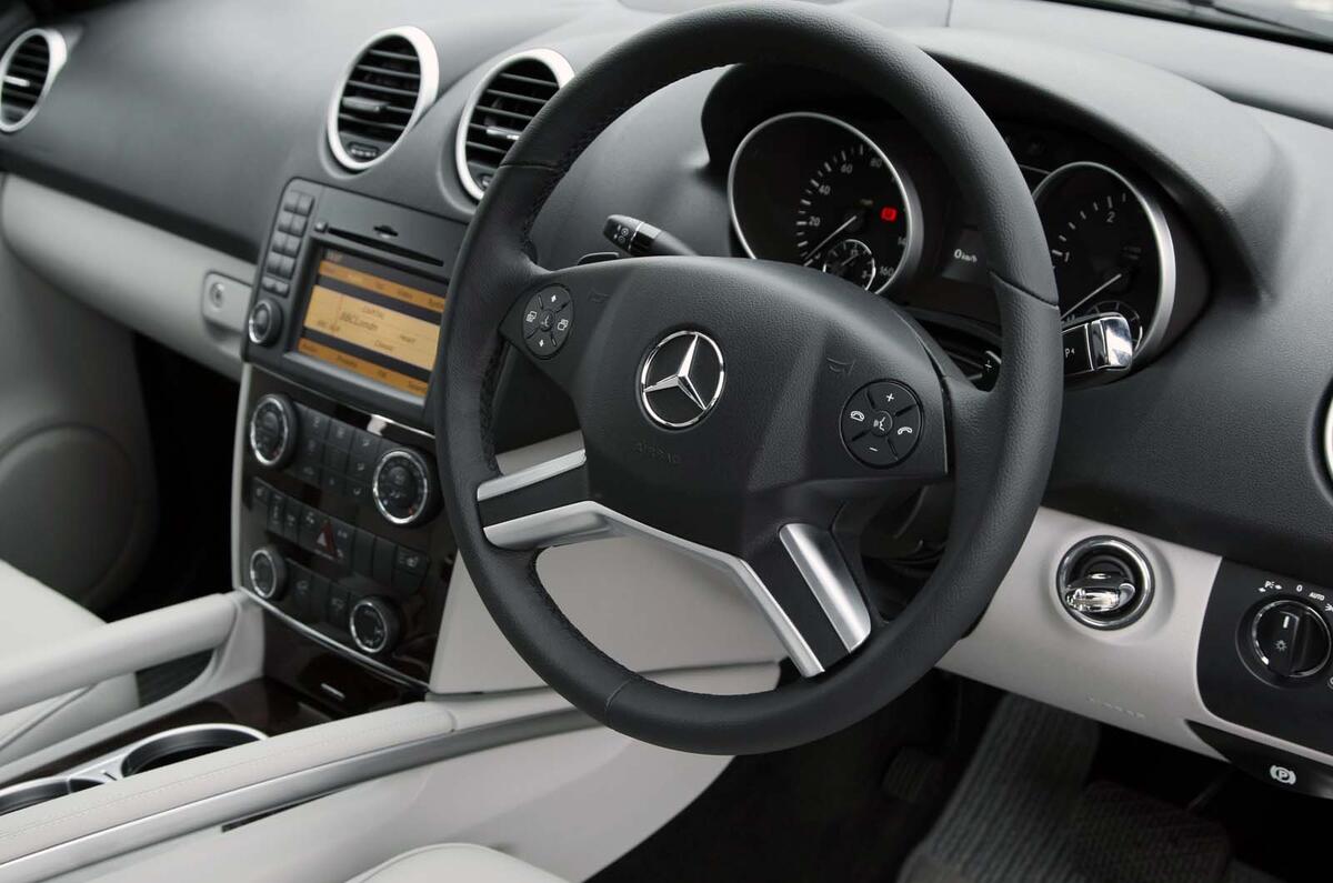 Used car buying guide: Mercedes-Benz M-Class - steering wheel