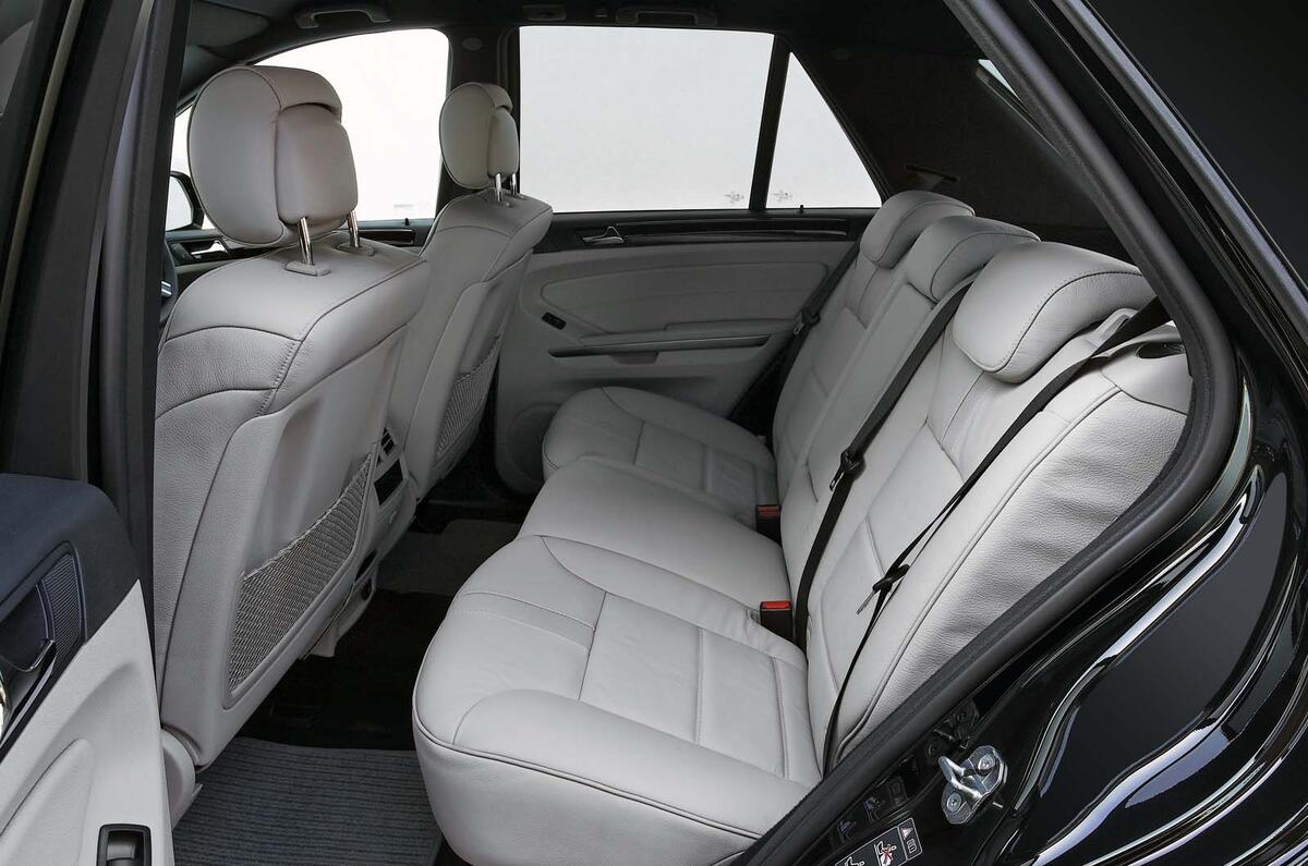 Used car buying guide: Mercedes-Benz M-Class - rear seats