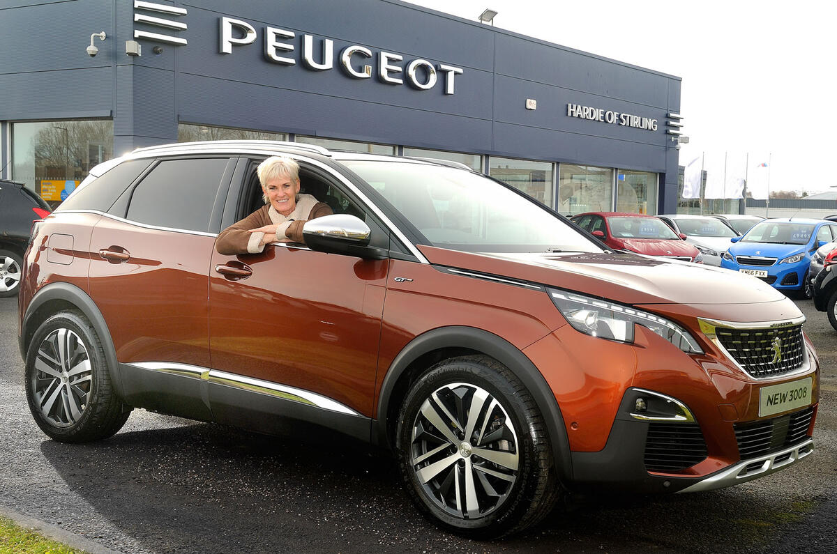 Judy Murray Peugeot 3008