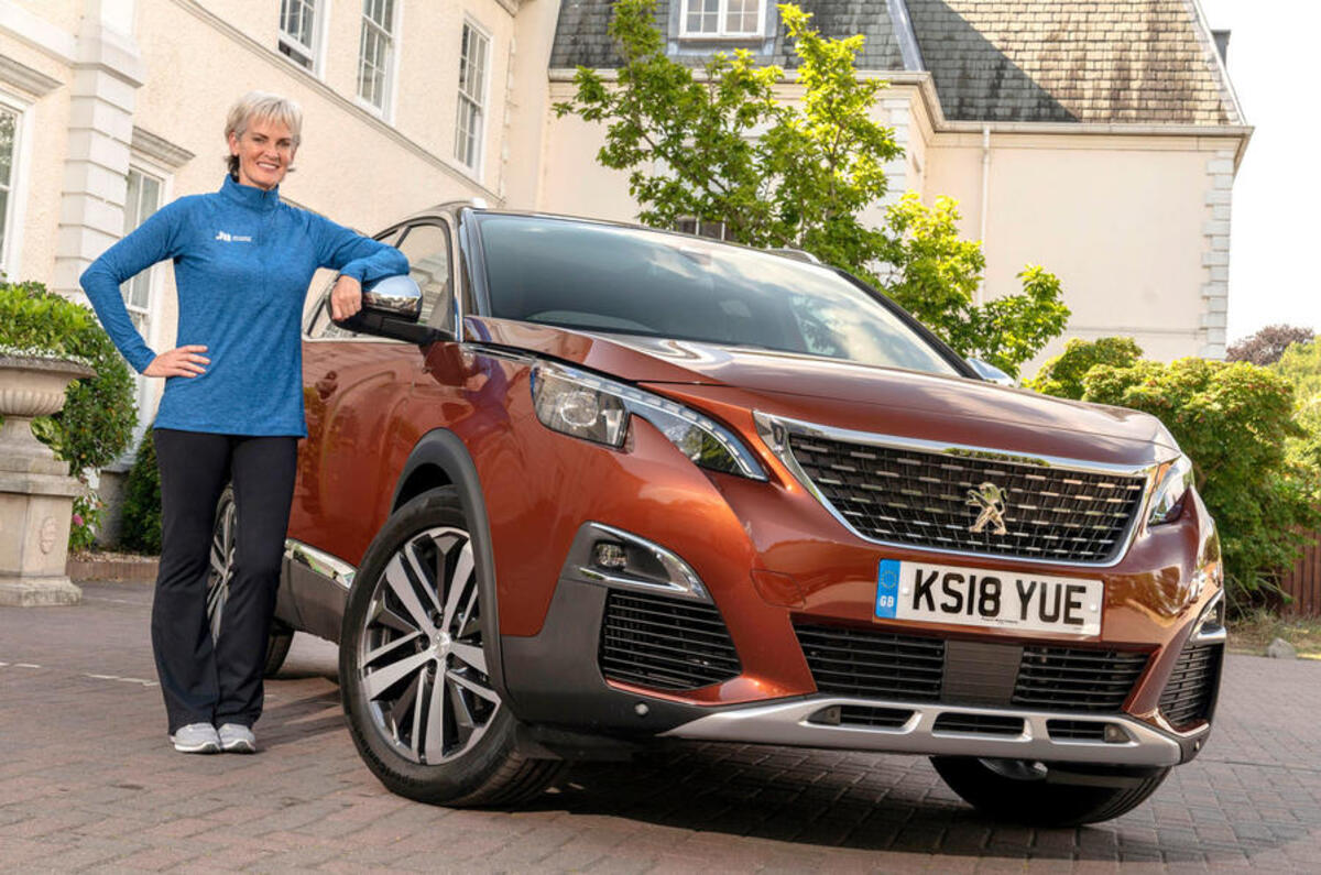 Peugeot ambassador Judy Murray