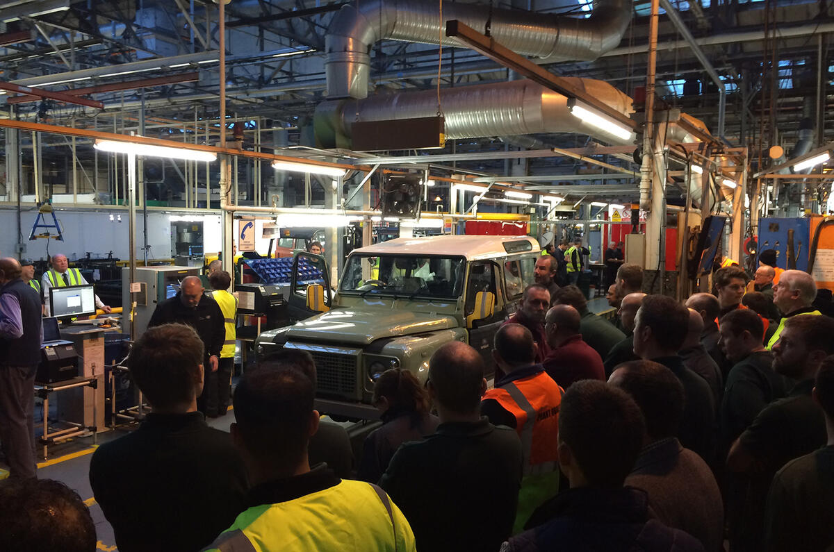 The last Land Rover Defender