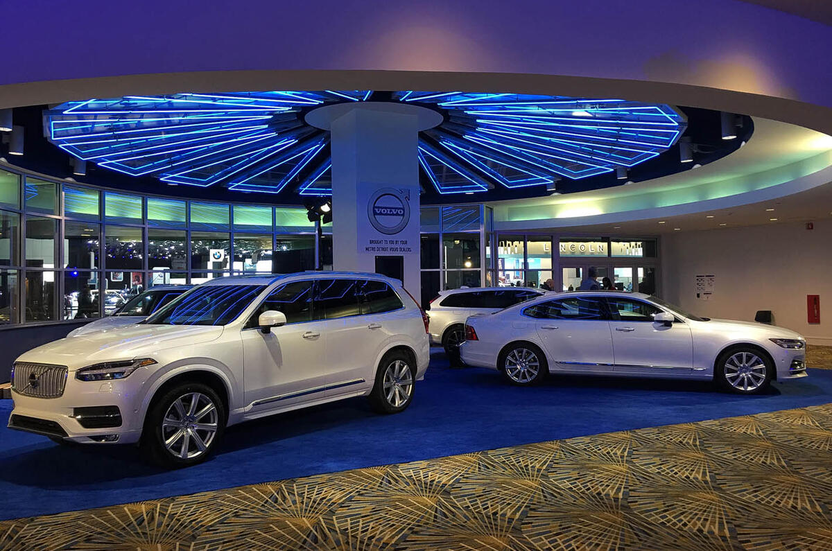 Volvo stand at NAIAS