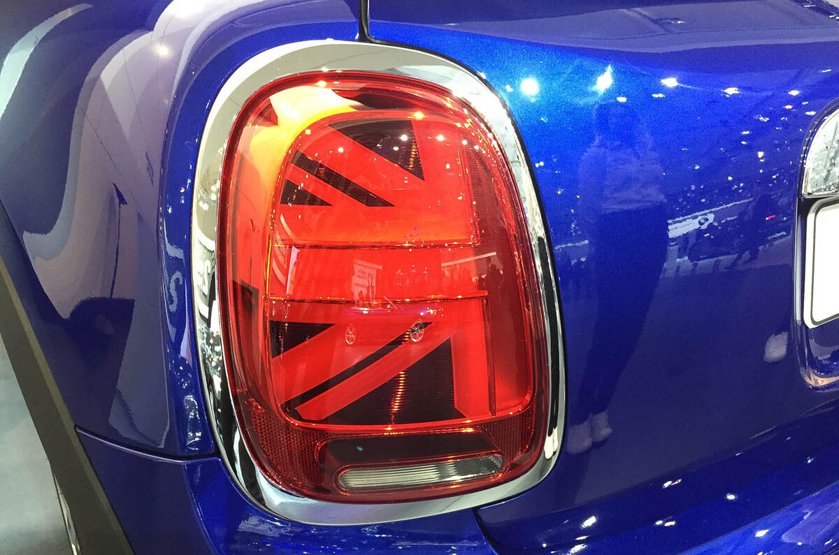 Facelifted Mini rear lights