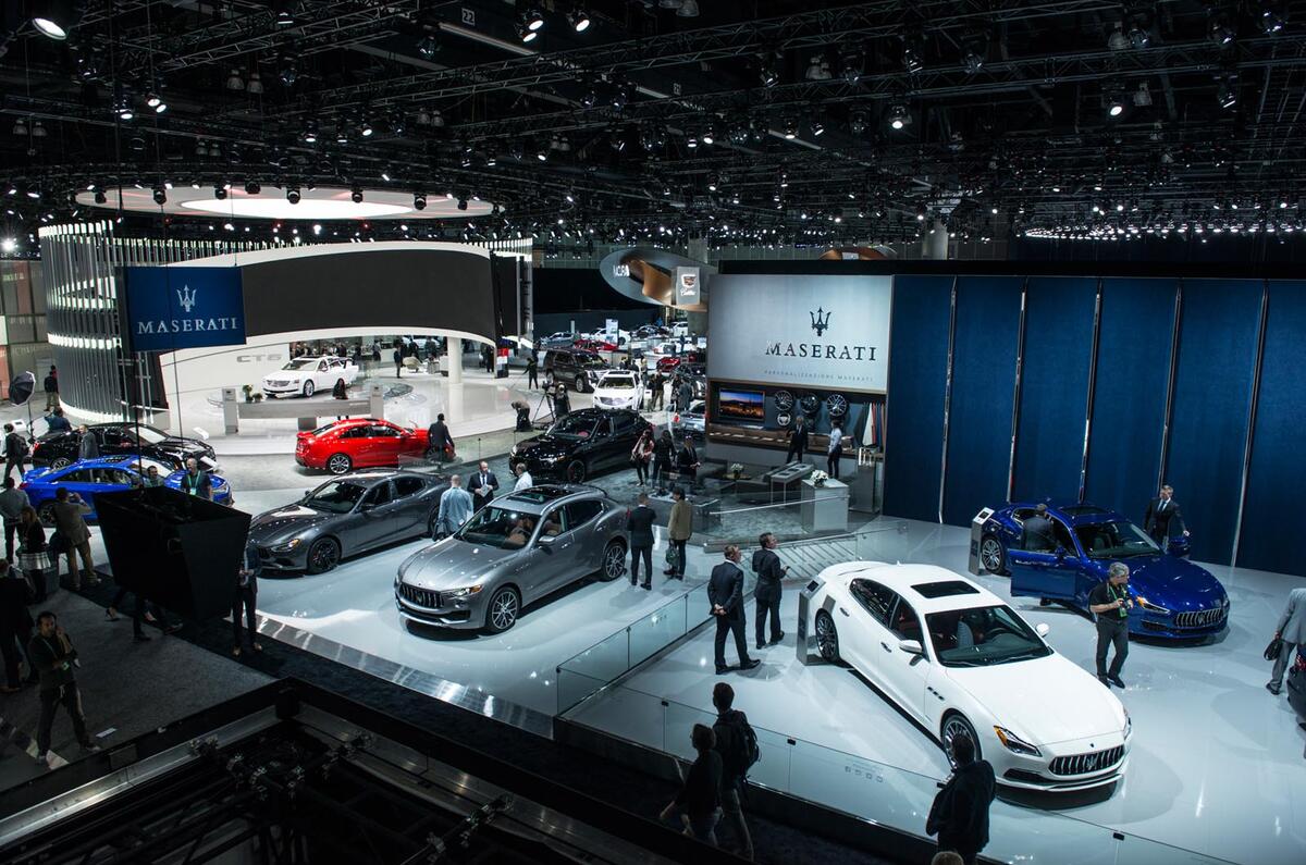 Maserati stand LA motor show