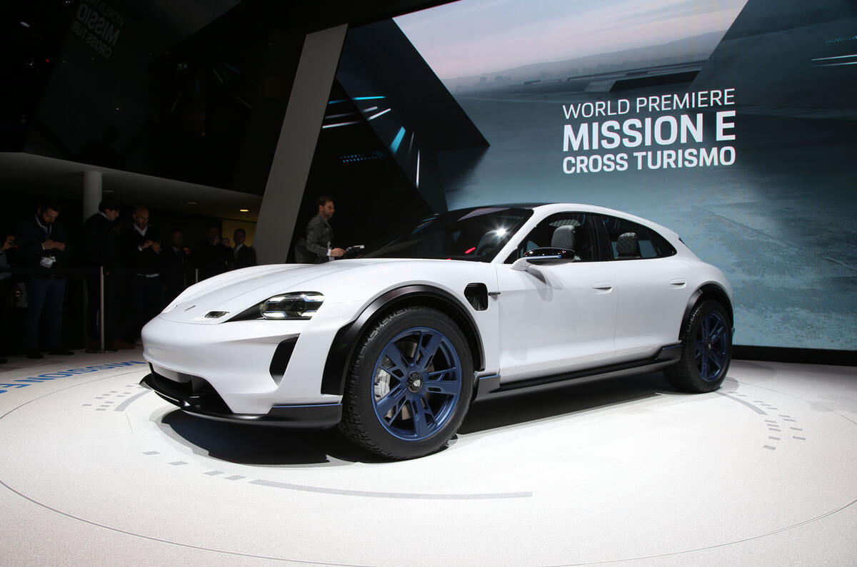 Porsche Mission E Cross Turismo concept