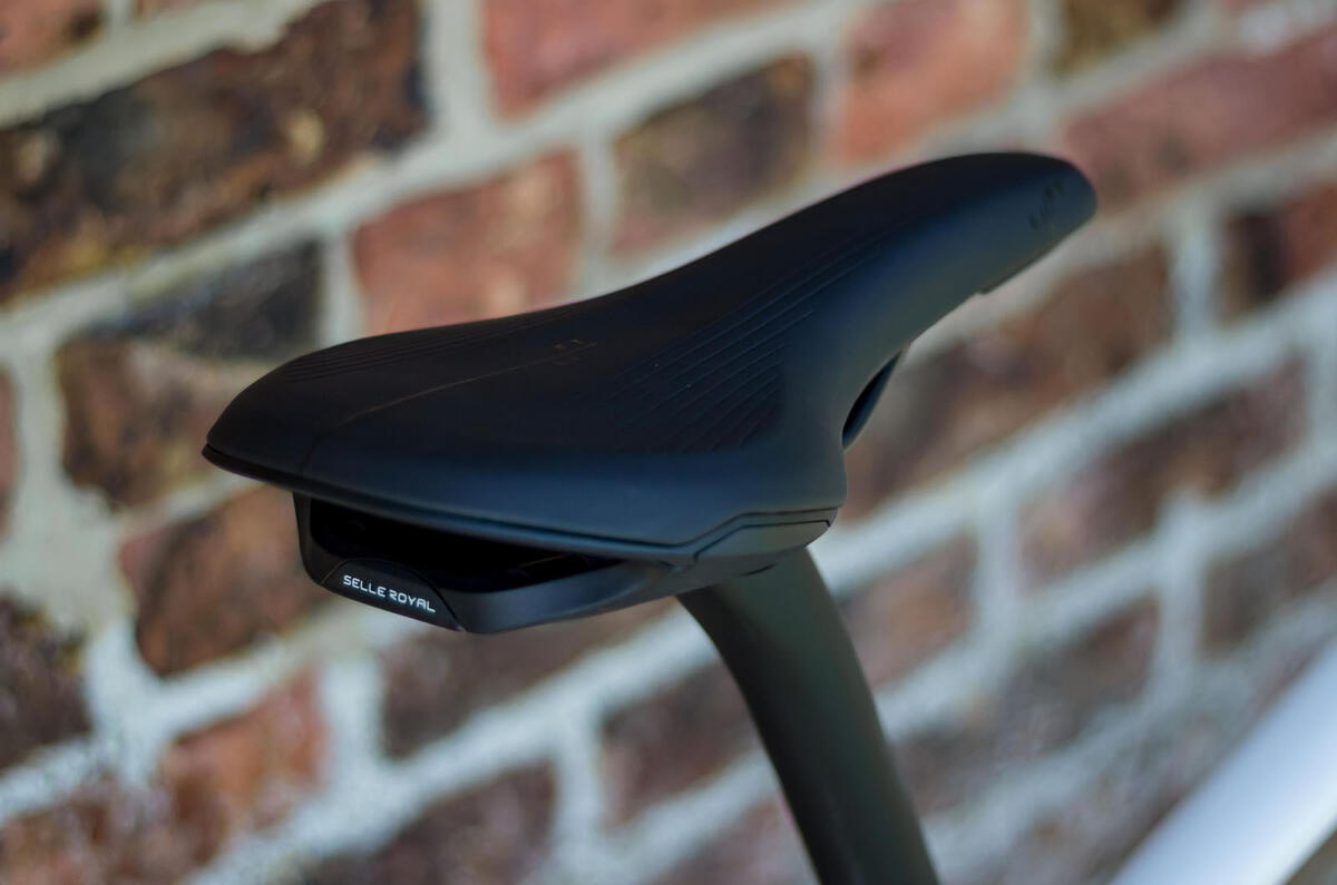 Saddle comfort is a given for the LeMond Prolog Saddle comfort is a given for the LeMond Prolog