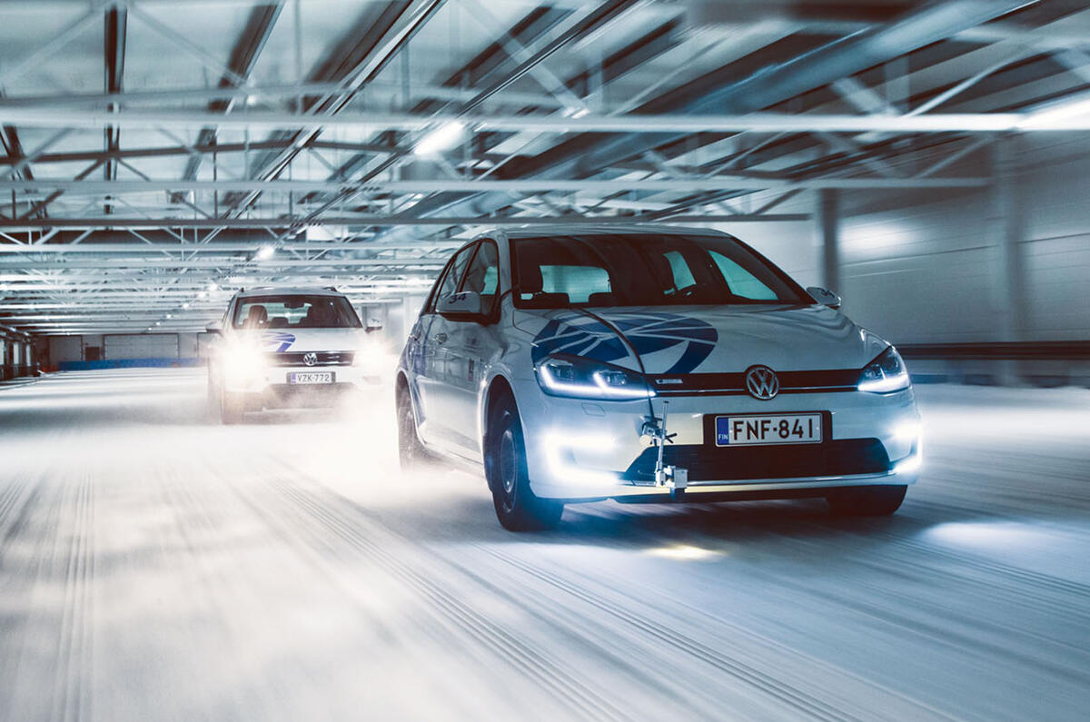e-Golf leading