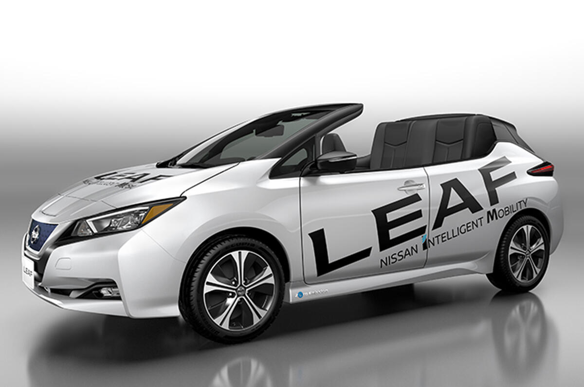 Nissan Leaf Open Car is one-off celebratory special roadster