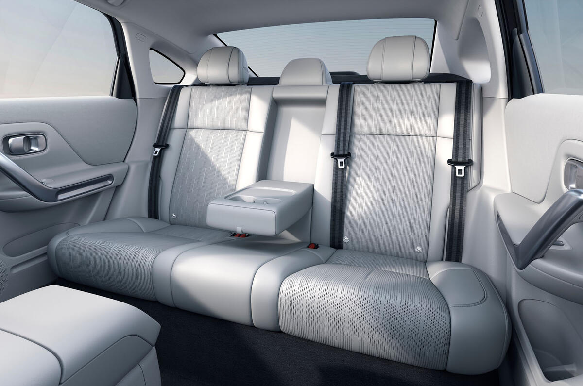 Leapmotor B01 rear seats Leapmotor B01 rear seats