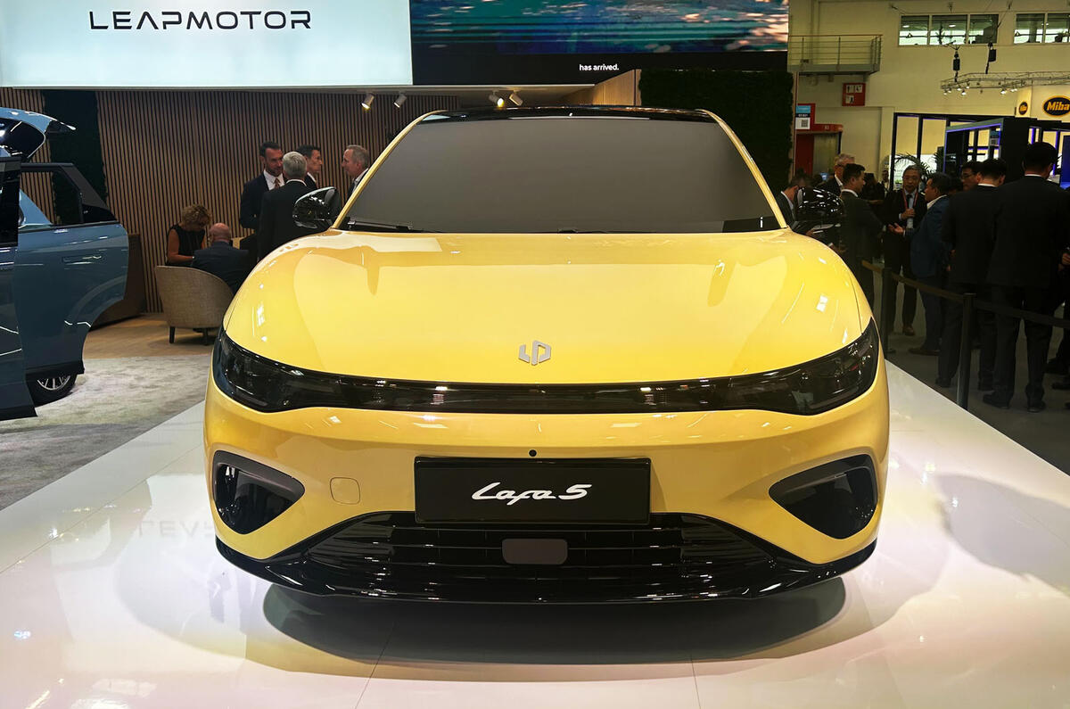 Leapmotor B05 Munich motor show front Leapmotor B05 Munich motor show front