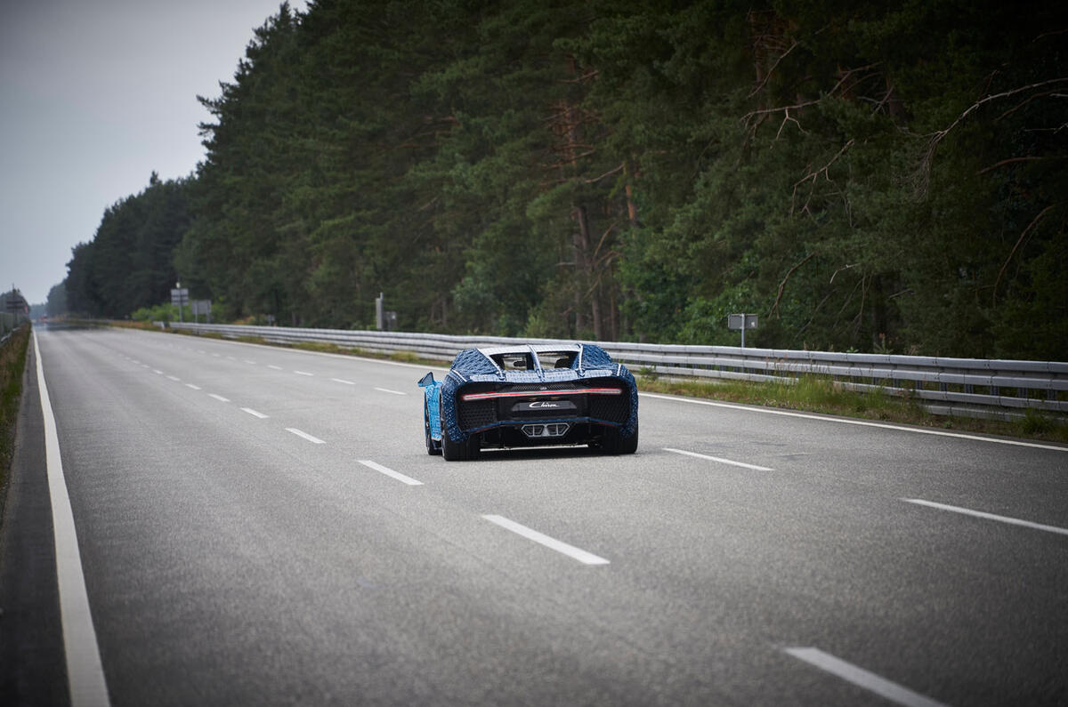 Bugatti Chiron lifesize Lego model