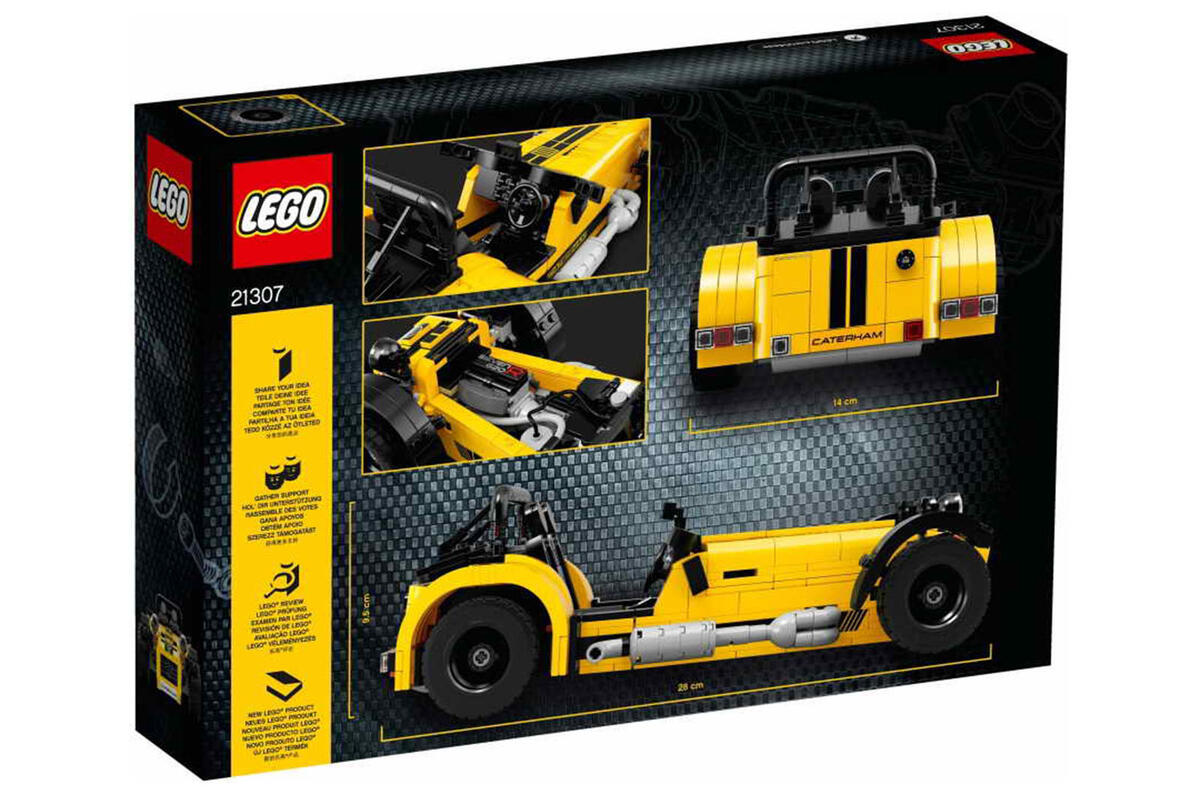Caterham Seven 620R officially recreated by Lego