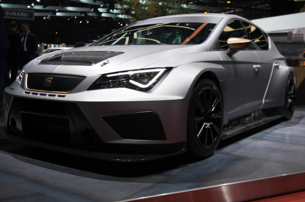 The new SEAT Leon CUPRA Evo 17 racer